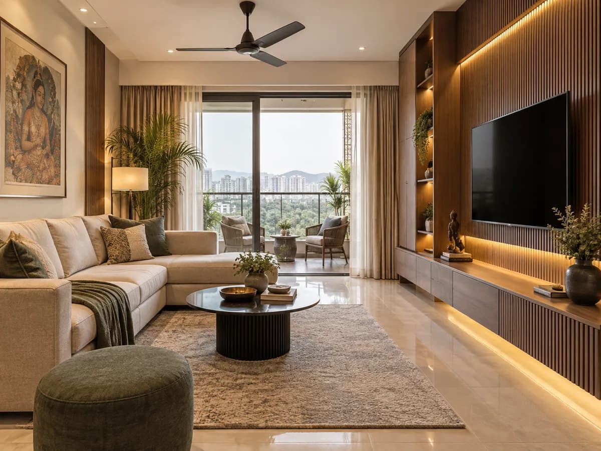 Premium living room reference inside an interior quotation